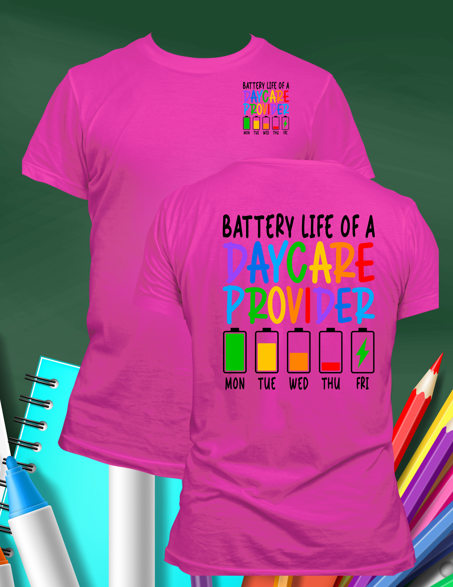 Battery Life of A Day Care Provider