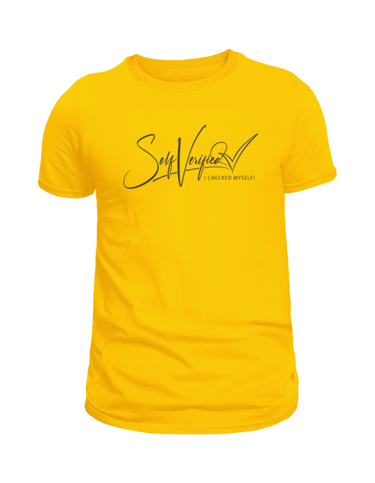 SelfVerified Yellow Soft Tee