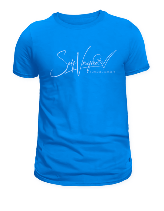 SelfVerified Blue Soft Tee
