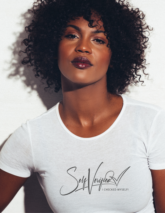 SelfVerified White Soft Tee